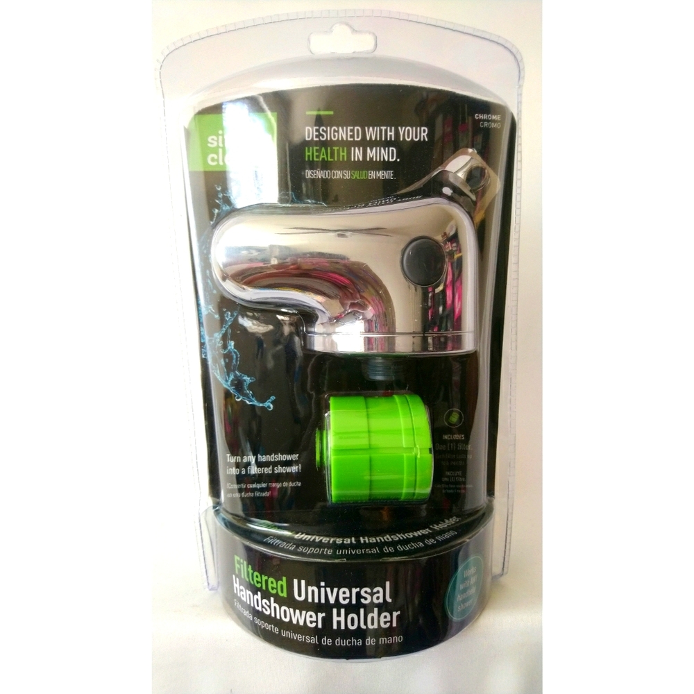 Filtered universal handshower holder